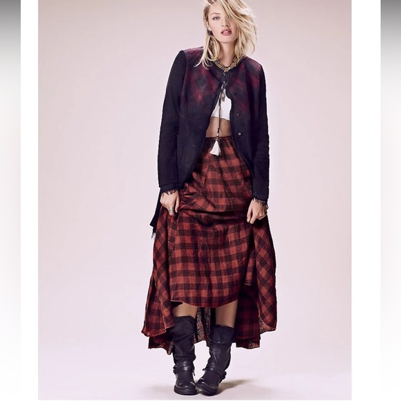CP Shades Dresses & Skirts - CP Shades x Free People Lily Linen Maxi Skirt